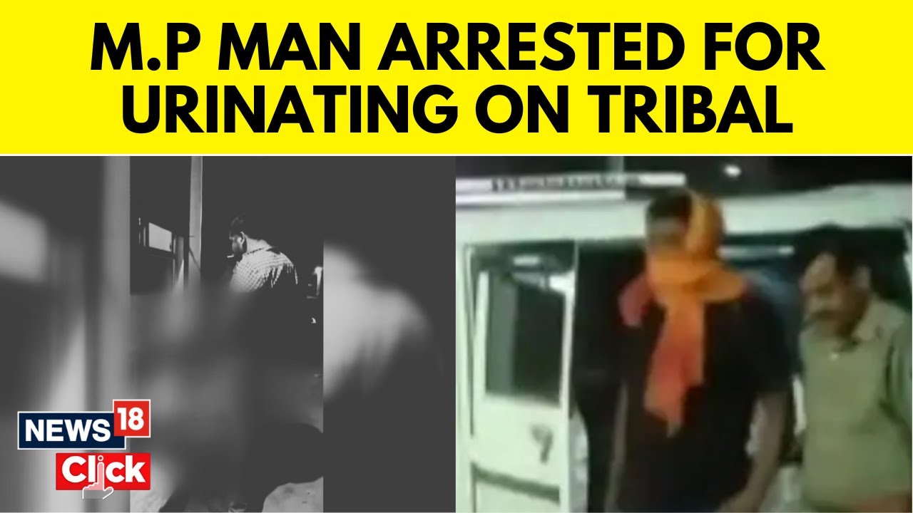 Madhya Pradesh News | Man Urinating On Tribal Arrested As Video Goes Viral | MP News | News18