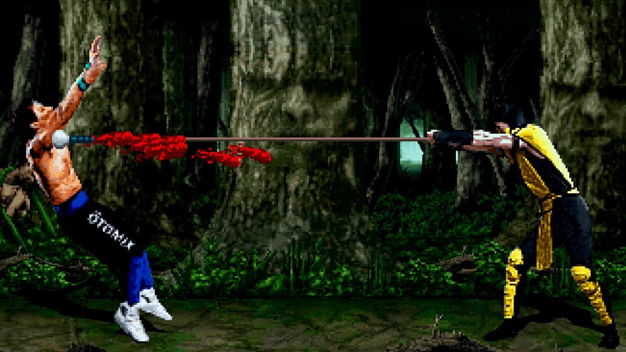 Mortal Kombat II Remix (MUGEN) - Scorpion Arcade Mode - PC Gameplay (No commentary)