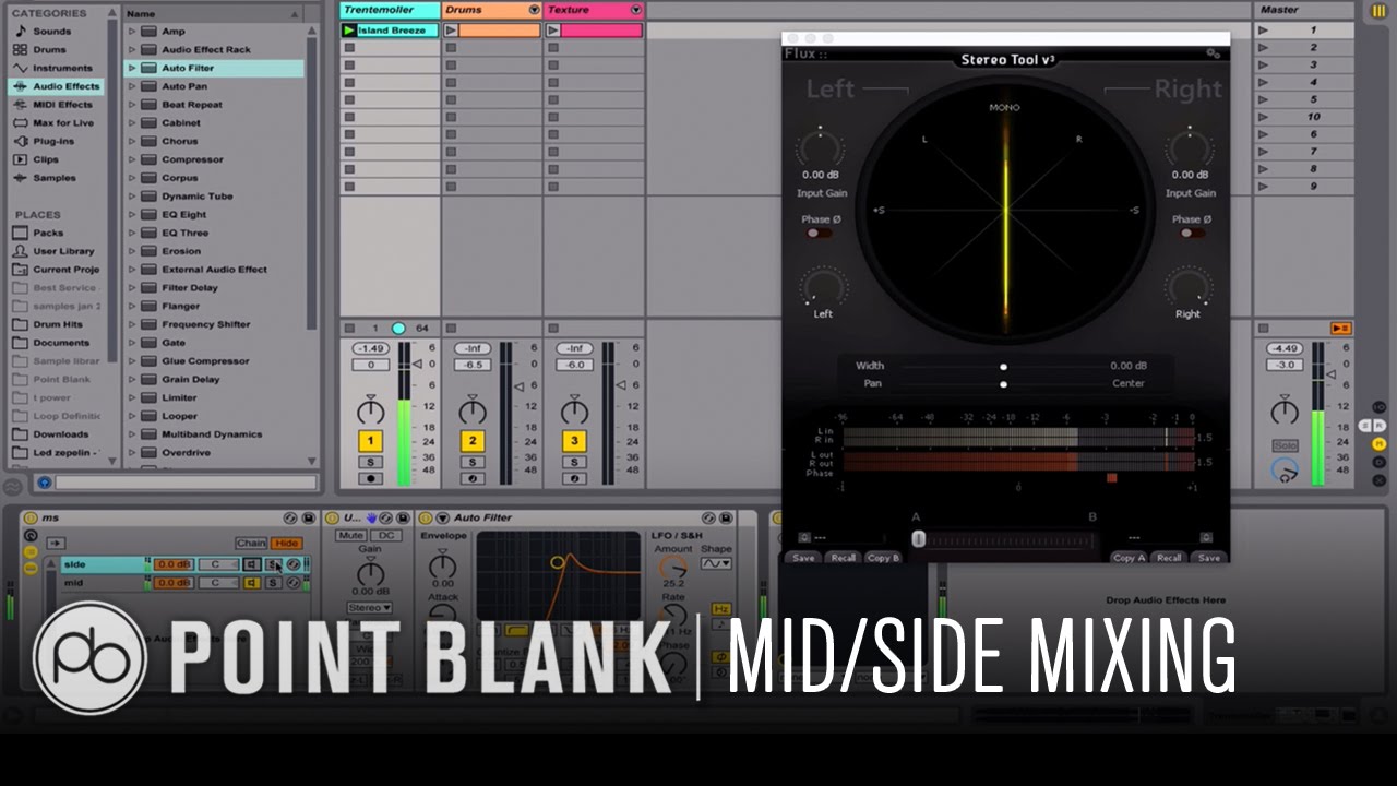 Ableton Live Tutorial: Mid/Side Mixing Techniques