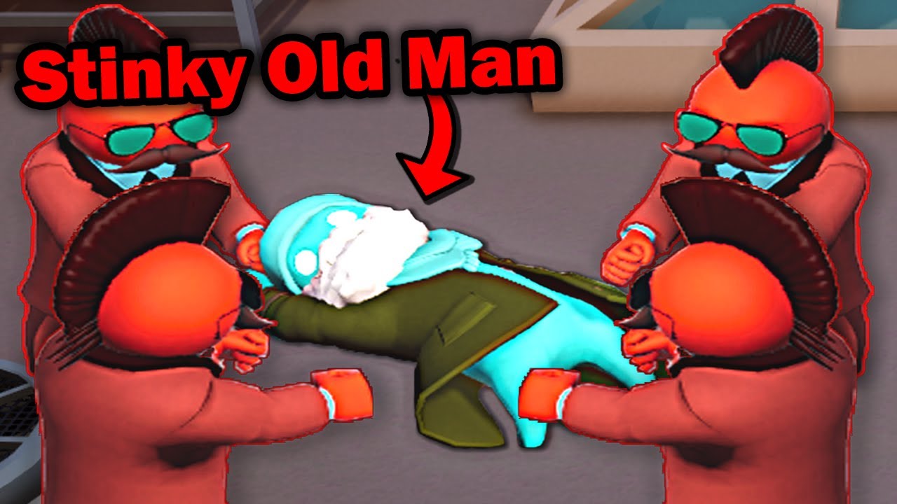 Быстрое избиение этого бездомного (смешные моменты из Gang Beasts)