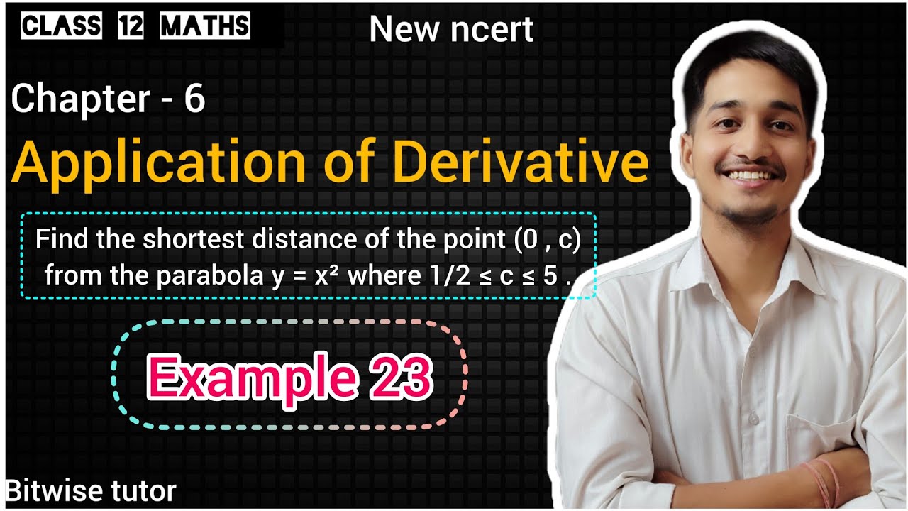 Application of derivatives example 23 | example 23 chapter 6 class 12