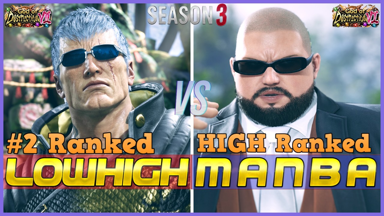 T8 S3 ▰ LOWHIGH (#2 Ranked Bryan) Vs MANBA (High Ranked Bob) ▰ Tekken 8 High Level Gameplay