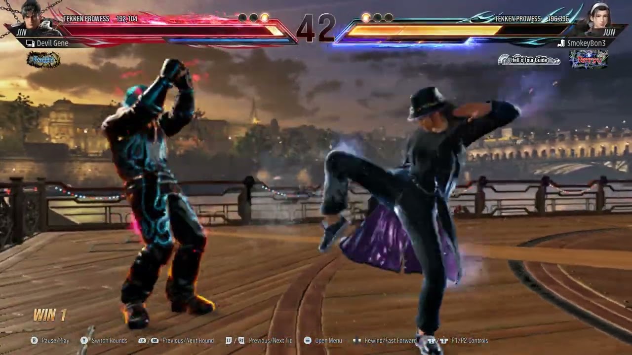 Jin Kazama vs Jun Kazama Tekken 8 Online (You cant escape the S tier)
