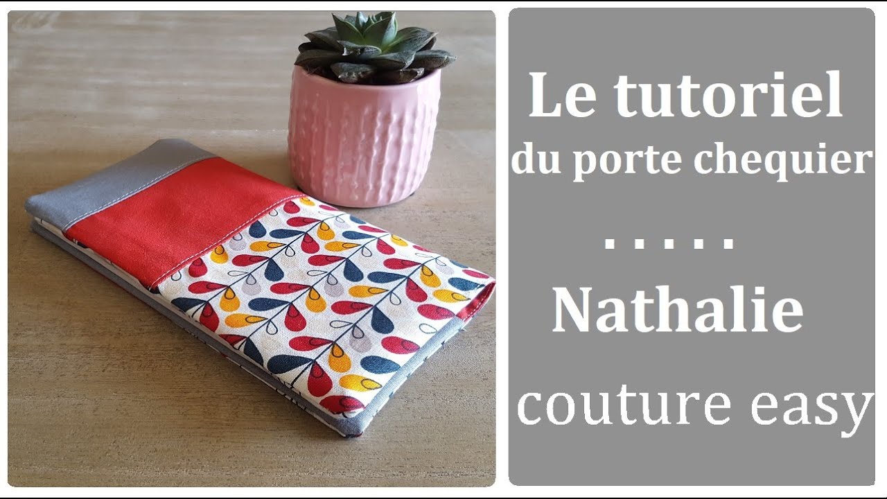 Le tutoriel porte chéquier avec rangements pour cartes fidélités