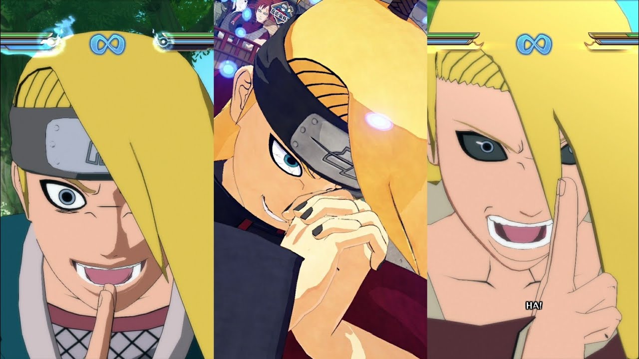 All Deidaras Ultimate Jutsus & Team Ultimate Jutsus (Deidara's Ultimate Jutsu Evolution)