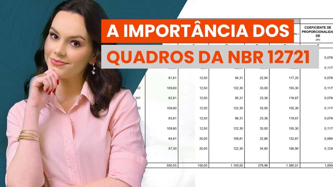 A IMPORT&Acirc;NCIA DOS QUADROS DA NBR 12721