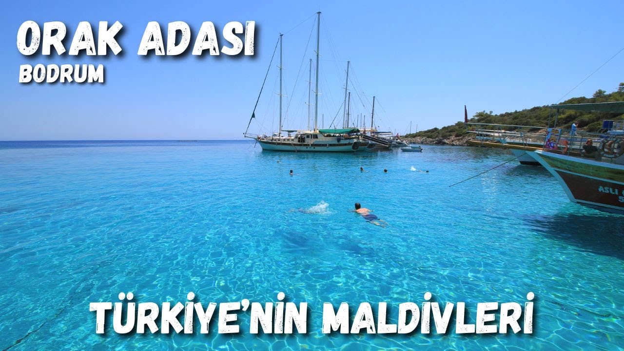Bodrum Orak Adası Tekne Turu - Türkiye'nin Maldivleri - Bodrum Boat Tour - Bodrum Turkey