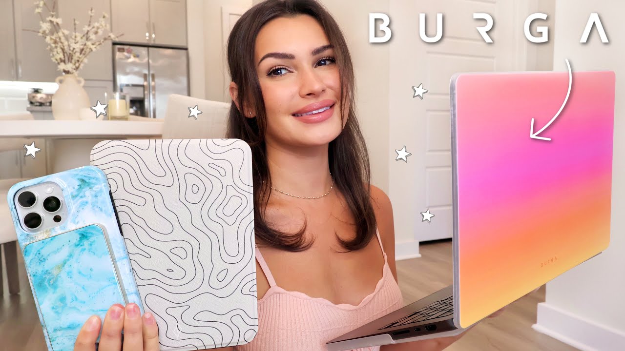BURGA macbook cases, sleeves and more! | haul & review 💻🩷