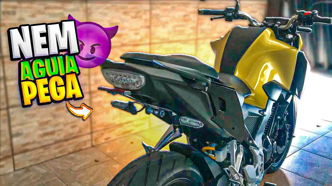 FIZ UM ELIMINADOR DE PLACA NA CB TWISTER 300F ME SURPREENDI