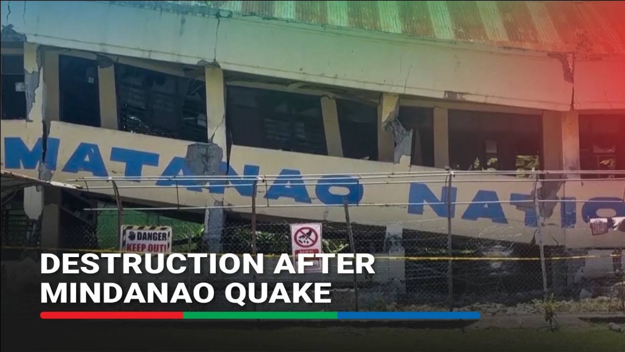 Structures damaged after powerful quake in the southern Philippines | ABS-CBN News