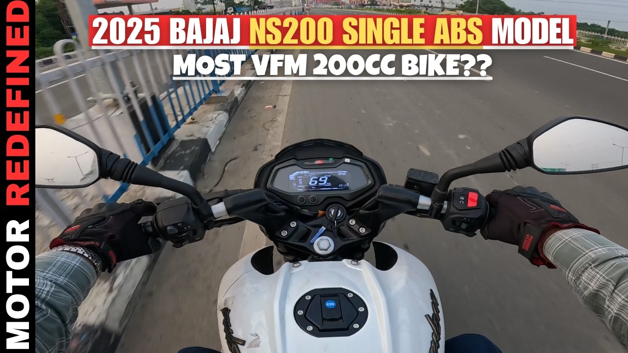 Finally 2025 Bajaj Pulsar NS200 Single ABS OBD 2B Model Ride Review | Most VFM 200CC Bike?