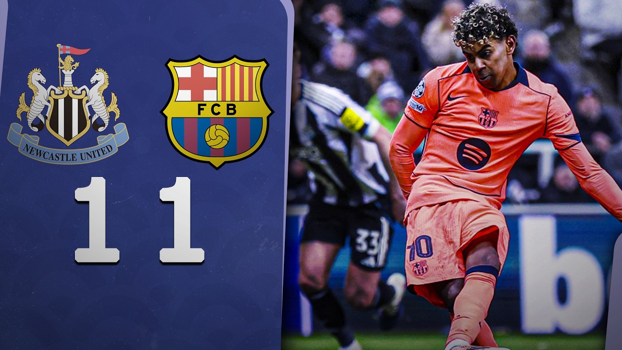 ✅ NEWCASTLE vs BARCELONA EN VIVO LIVE EN ESPAÑOL 🏆 JUEGA YAMAL CHAMPIONS LEAGUE OCTAVOS DE FINAL