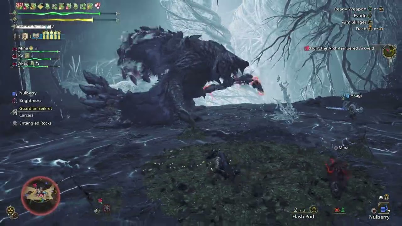 [ MH WILDS ] Arch Tempered Arkveld ft. Akagi
