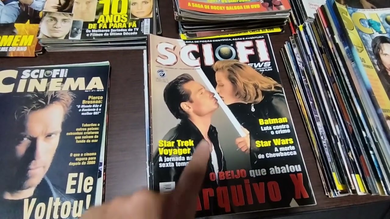Coleção da Revista Sci Fi News anos 90