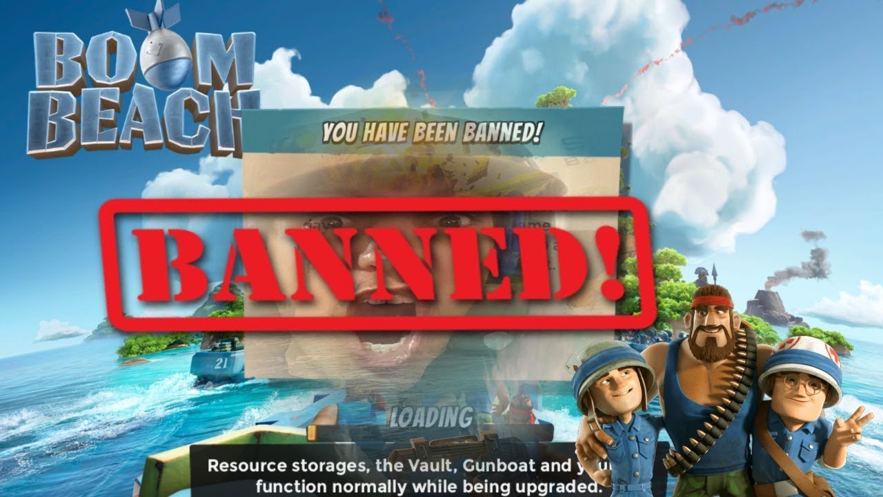 BANNED for 2 days in Boom Beach