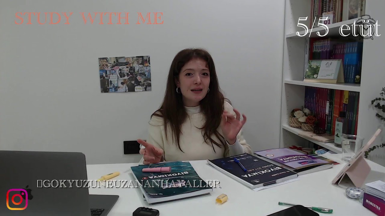HER GÜN BİRLİKTE DERS ÇALIŞIYORUZ // STUDY WİTH ME 5 HOURS