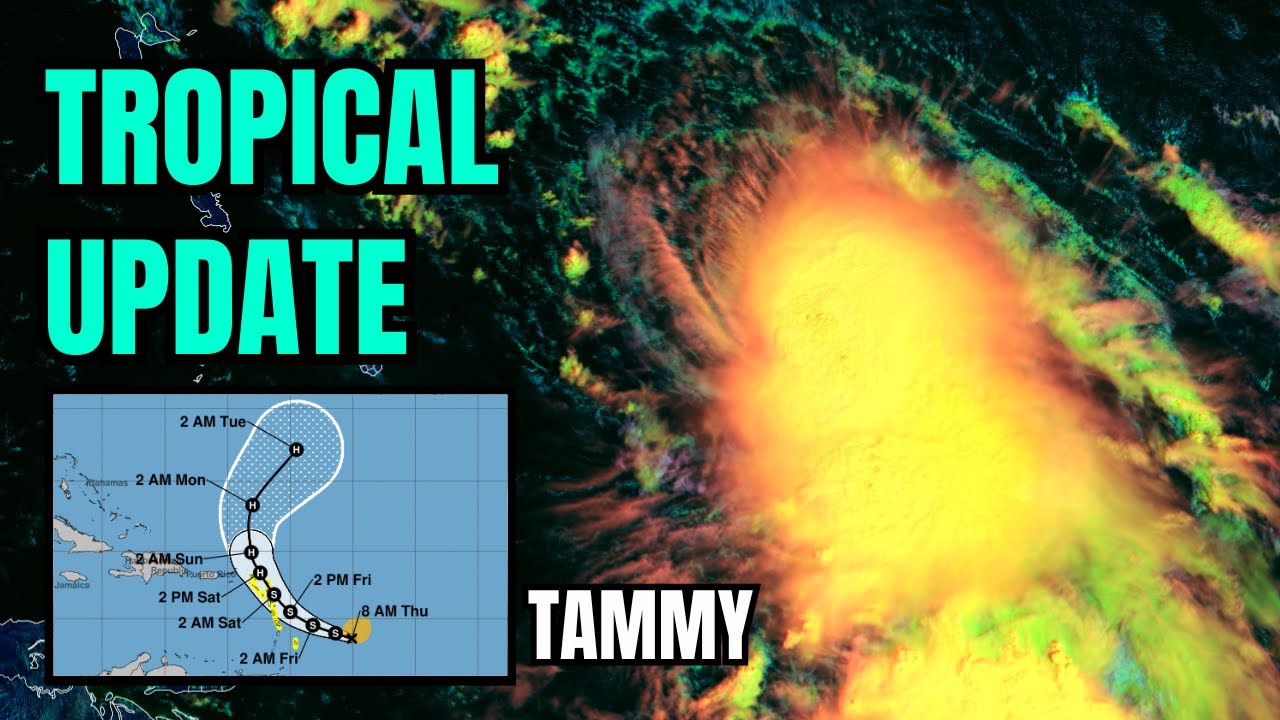 Tropical Storm Tammy to impact the Leeward Islands