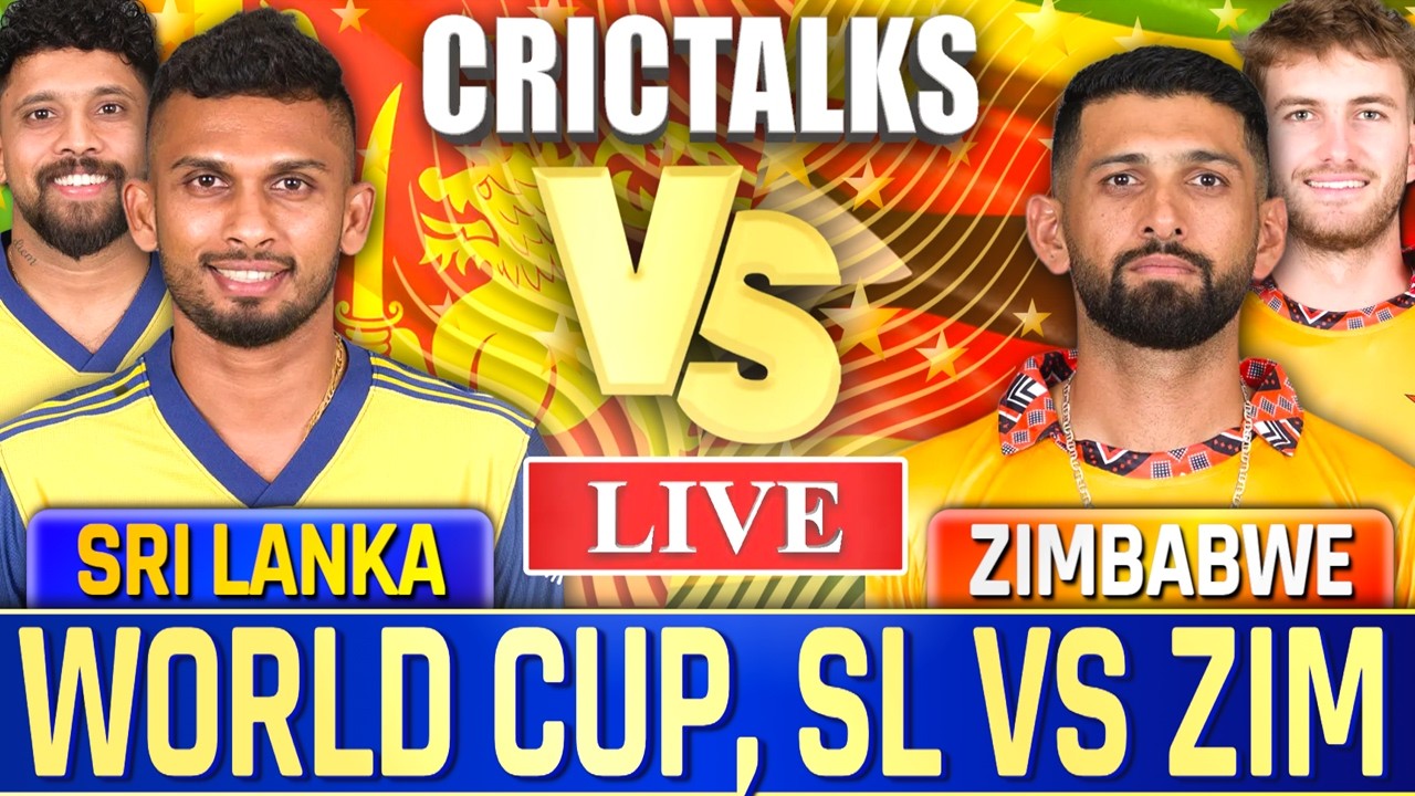 🔴 Live: SL vs ZIM Live Match Today, T20 World Cup 2026, Cricket Live Score, Commentary, 1st Inning