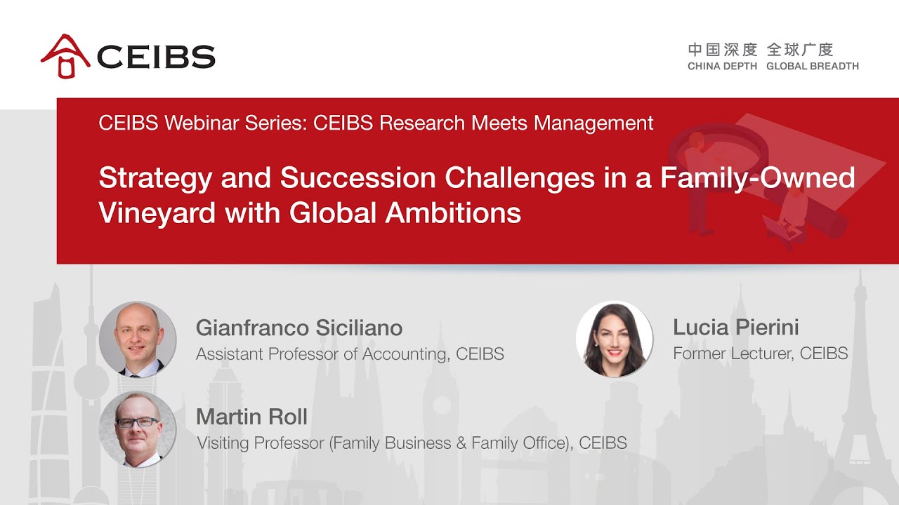 Strategy and Succession Challenges in a Family-Owned Vineyard with Global Ambitions