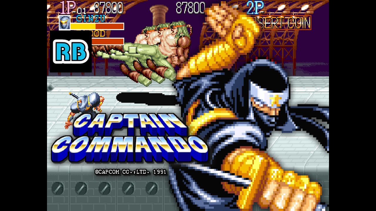 1991 [60fps] Captain Commando (World) Ginzu NoRecovery NoMegaCrash Hardest ALL