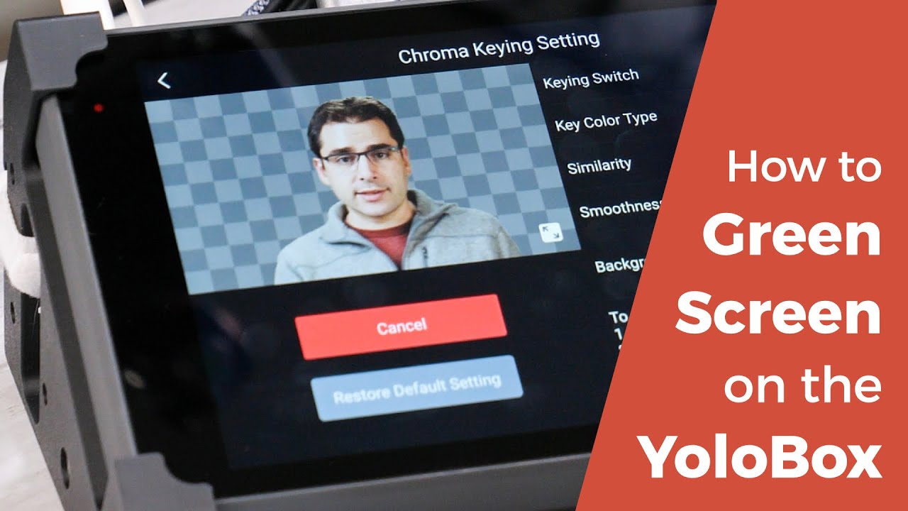 Chroma Key on the YoloBox Pro: The easiest way to green screen?
