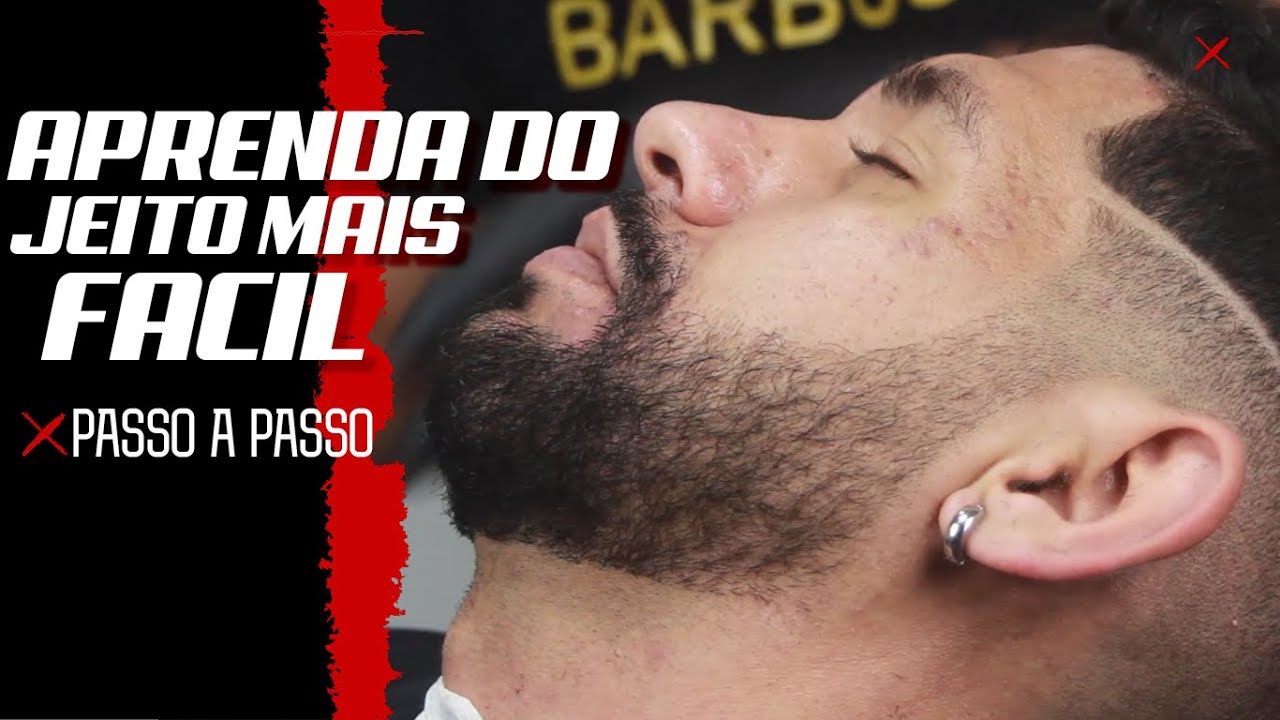PASSO A PASSO DE COMO FAZER UM DEGRADÊ NA BARBA | BARBEIRO BARBOSA