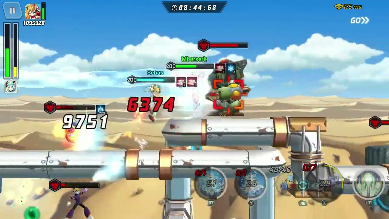 ROCKMAN X DIVE - ULTIMOS COOPERATIVOS FT. SEBAS PARTE 2