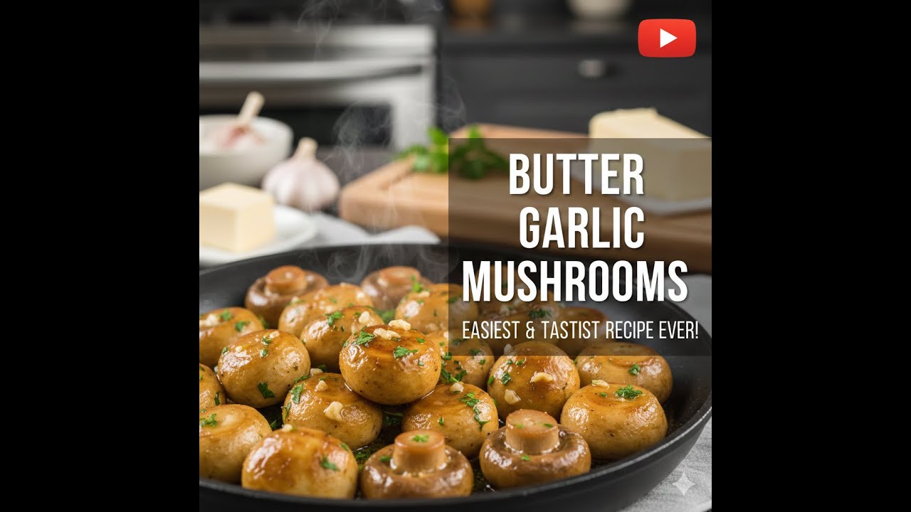 #Butter Garlic Mushroom Recipe# Garlic Mushroom Recipe# Tasty Healthy mushroom recipe# Veg starter