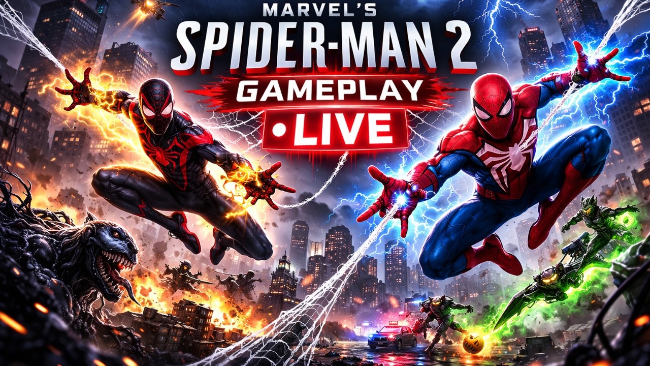 Marvel’s Spider-Man 2 Gameplay Walkthrough Part 2 | PS5 LIVE | ZEXO LIVE