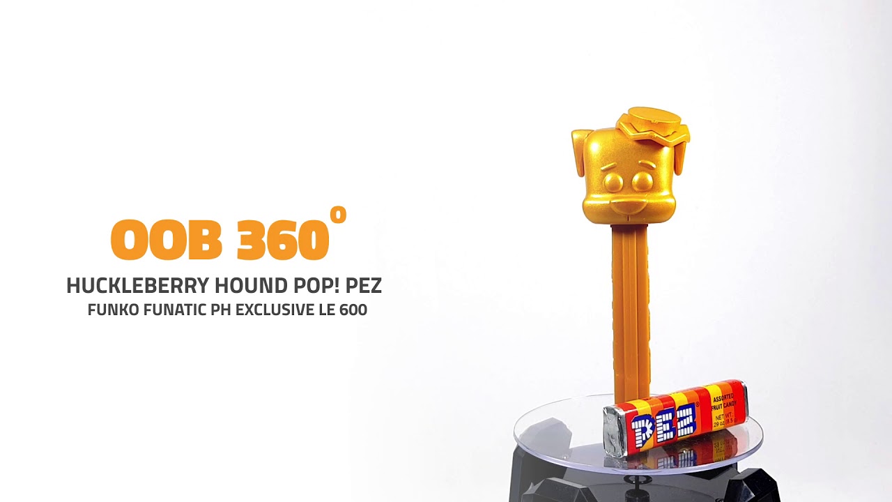 Gold Huckleberry Hound Pop! Pez - Funko Funatic Philippines Exclusive | OOB 360