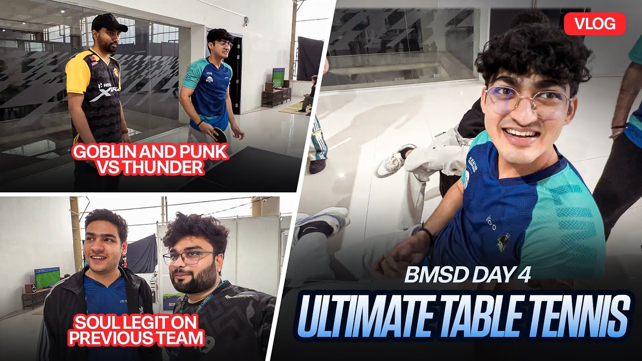 GOBLIN VS PUNK | SOUL VS GODL | THE ULTIMATE TABLE TENNIS MATCH | VLOG 5
