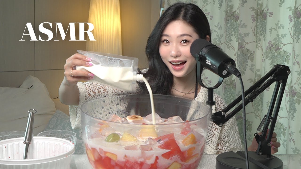 원조 화채걸 컴백🍉 에이미의 화채 ASMR 먹방