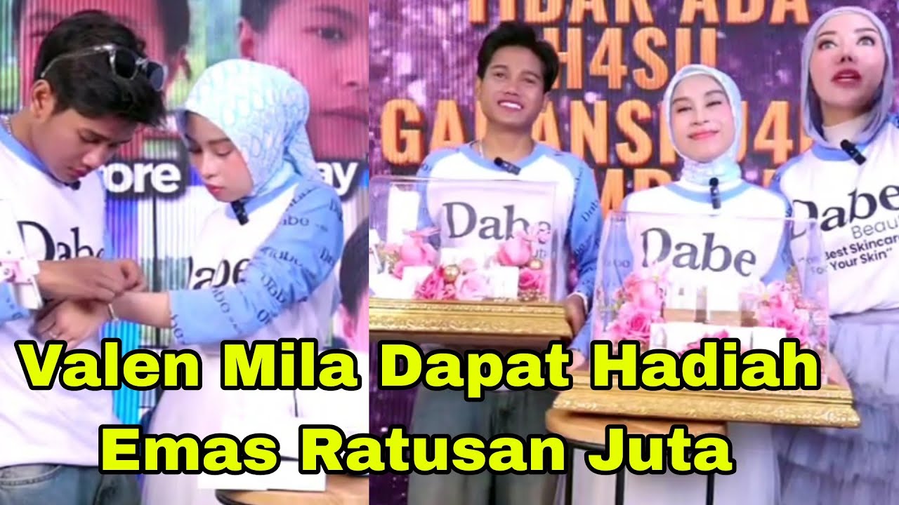 Bahagia !! VALEN MILA DAPAT HADIAH EMAS HARGA RATUSAN JUTA