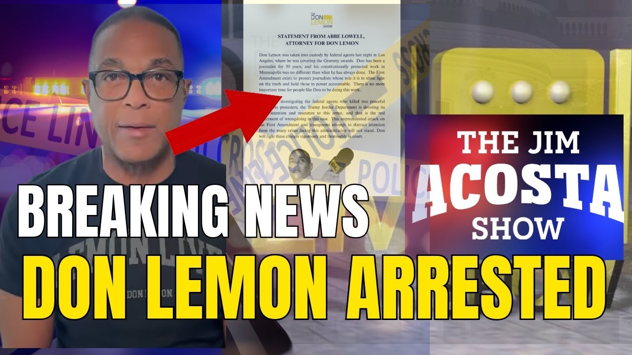 🚨 BREAKING NEWS LIVE: DON LEMON ARRESTED