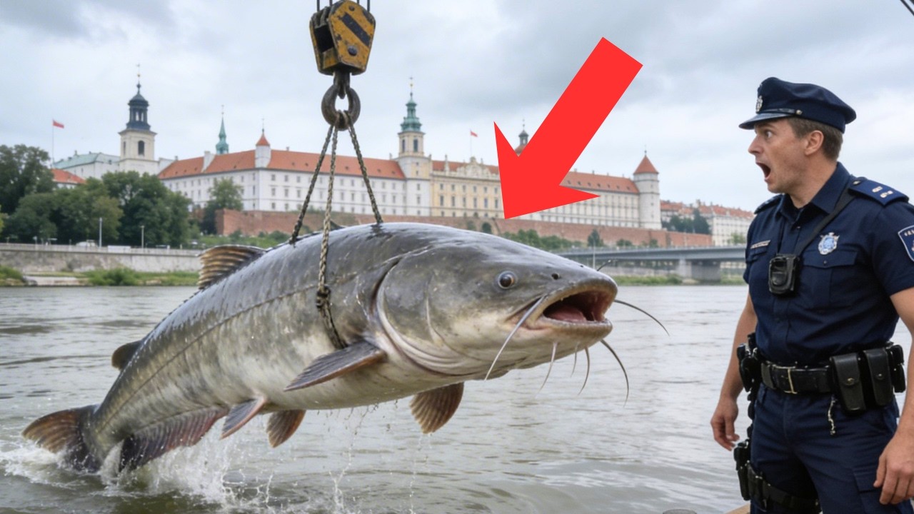 TO, CO POLICJA ZNALAZŁA W BRZUCHU SUMA W WIŚLE, ZSZOKOWAŁO CAŁE MIASTO!