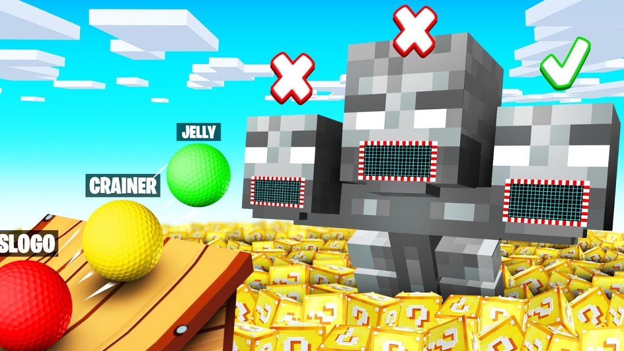 We Combined GOLF With MINECRAFT LUCKY BLOCKS!
