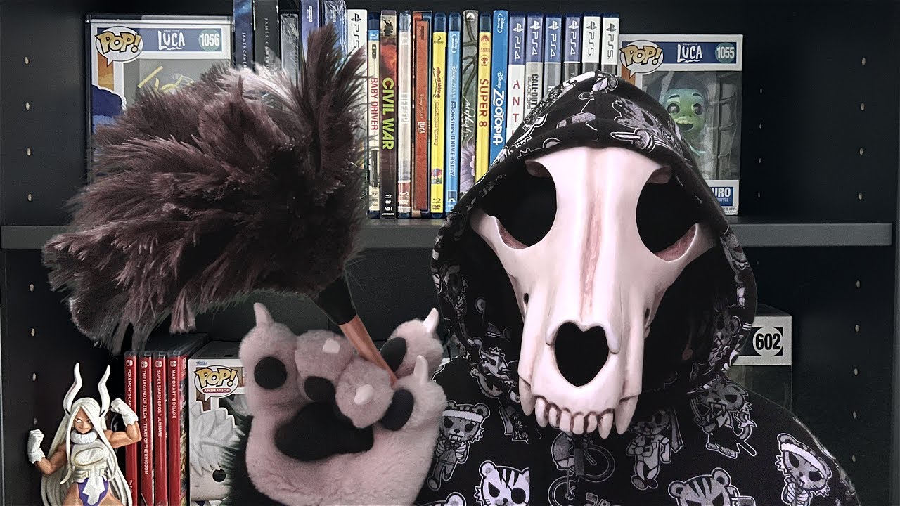 Furry ASMR Dusting & Cleaning You (trigger words, tickles & mouth sounds)