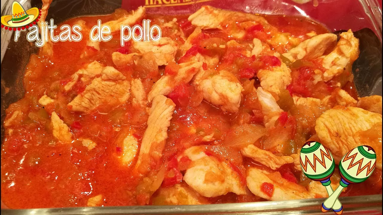 FAJITAS DE POLLO (MOULINEX CUISINE)