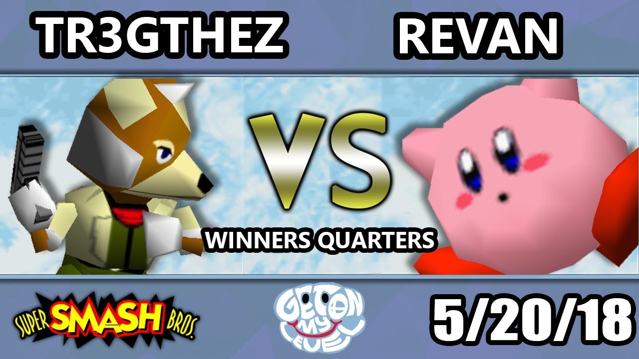 GOML 2018 - GODS | Revan (Kirby) Vs. SSBMTL | TR3GTheZ (Fox) SSB64 Winners Quarters