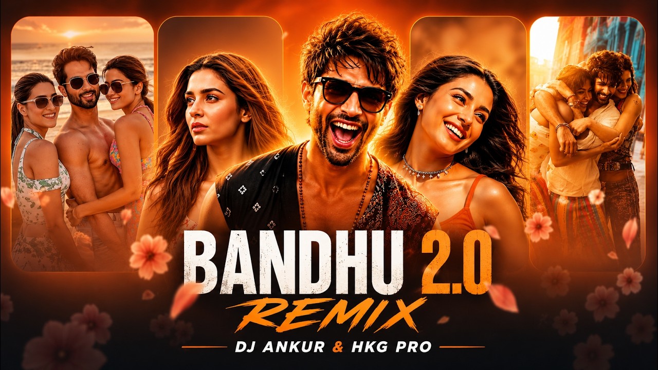 Bandhu 2.0 DJ Remix | Cocktail 2 | Shahid Kapoor, Kriti Sanon, Rashmika Mandanna | DJ HKG x DJ Ankur