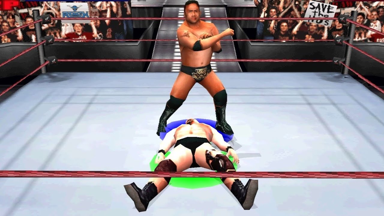 The Rock & Stone Cold Fight In An Epic Ending To The Royal Rumble - WWF Smackdown! 2 Gameplay