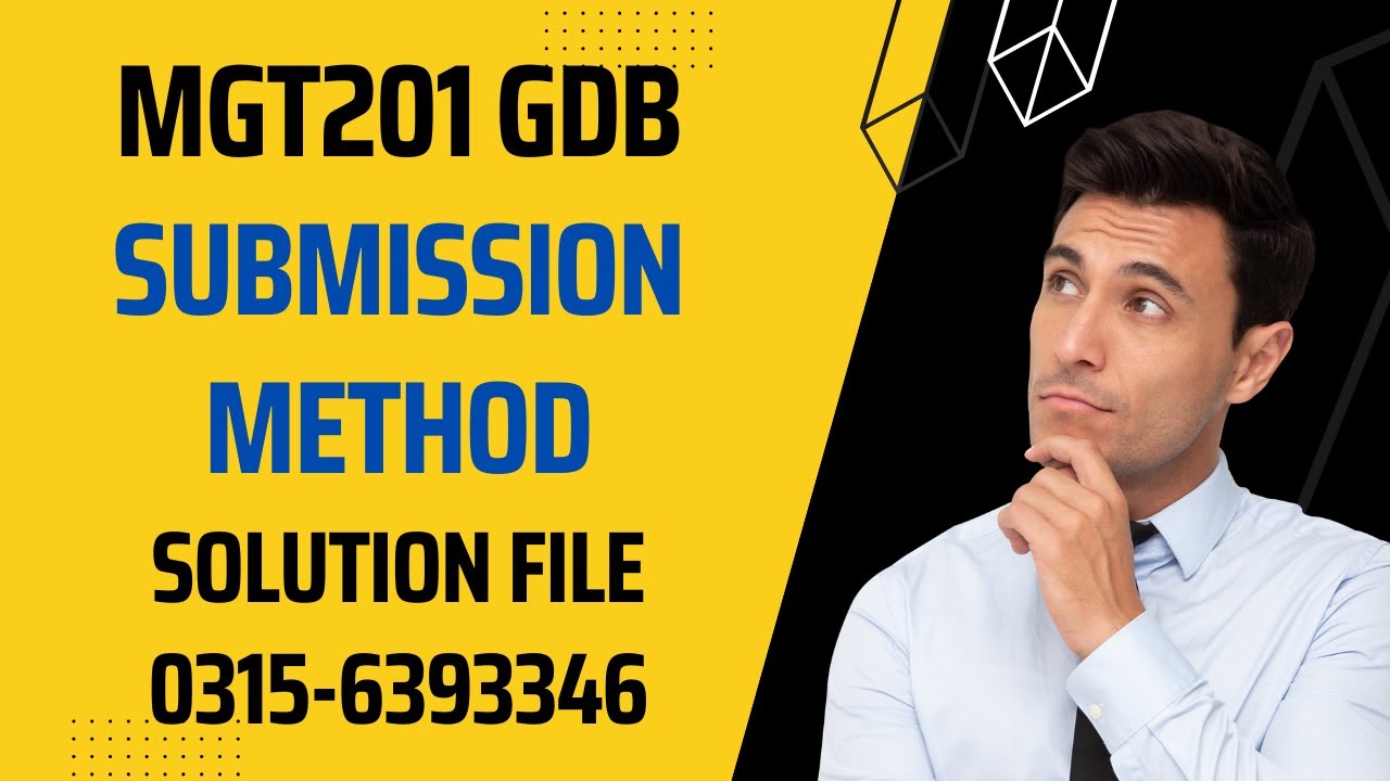 MGT201 GDB submission method fa2022 mgt201 #mgt201 #mgt201gdb