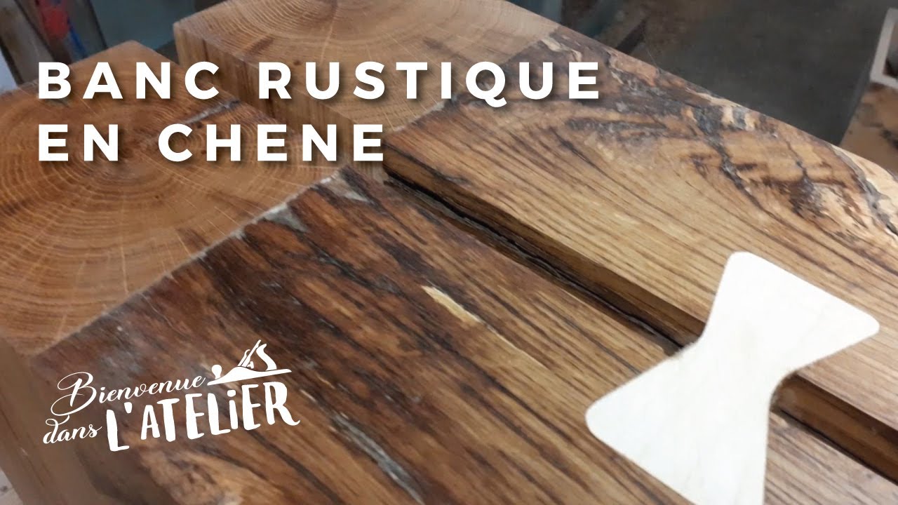 Banc Massif en vieille poutre de chêne