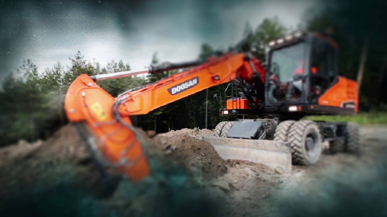 Doosan DX170W-5 Mid-Range Wheeled Excavator | Doosan Equipment europe