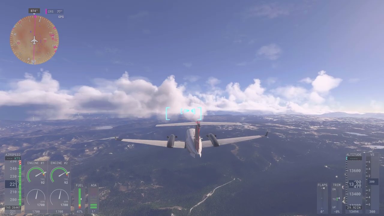✈️ Short Multi-Engine Flight | King Air 350 | PS5 Flight Simulator