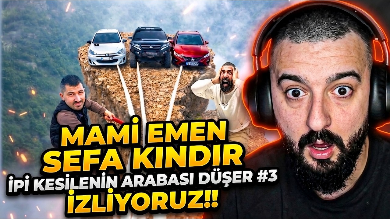 MAMİ EMEN SEFA KINDIR İZLİYORUZ!! İPİ KESİLENİN ARABASI D&Uuml;ŞER #3