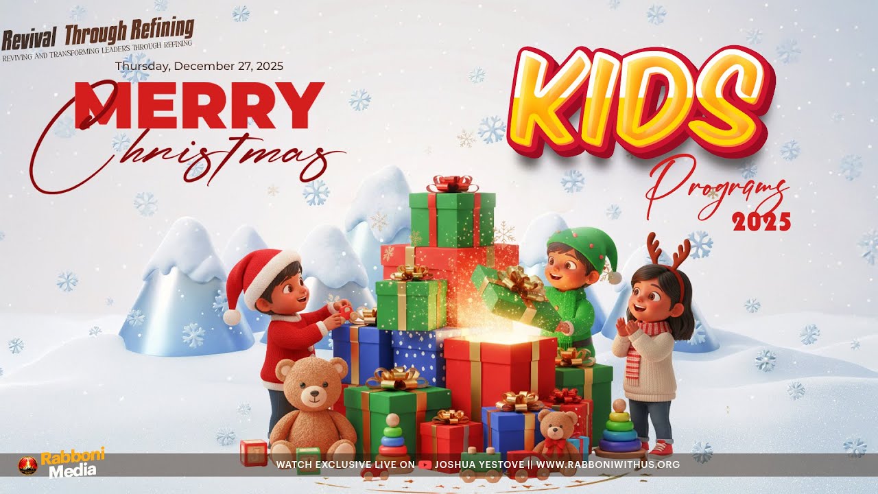 🔴 LIVE || Christmas Kids Programs 2025 || 27-DEC-2025 || Rabboni media #kidsvideo #christmaskids