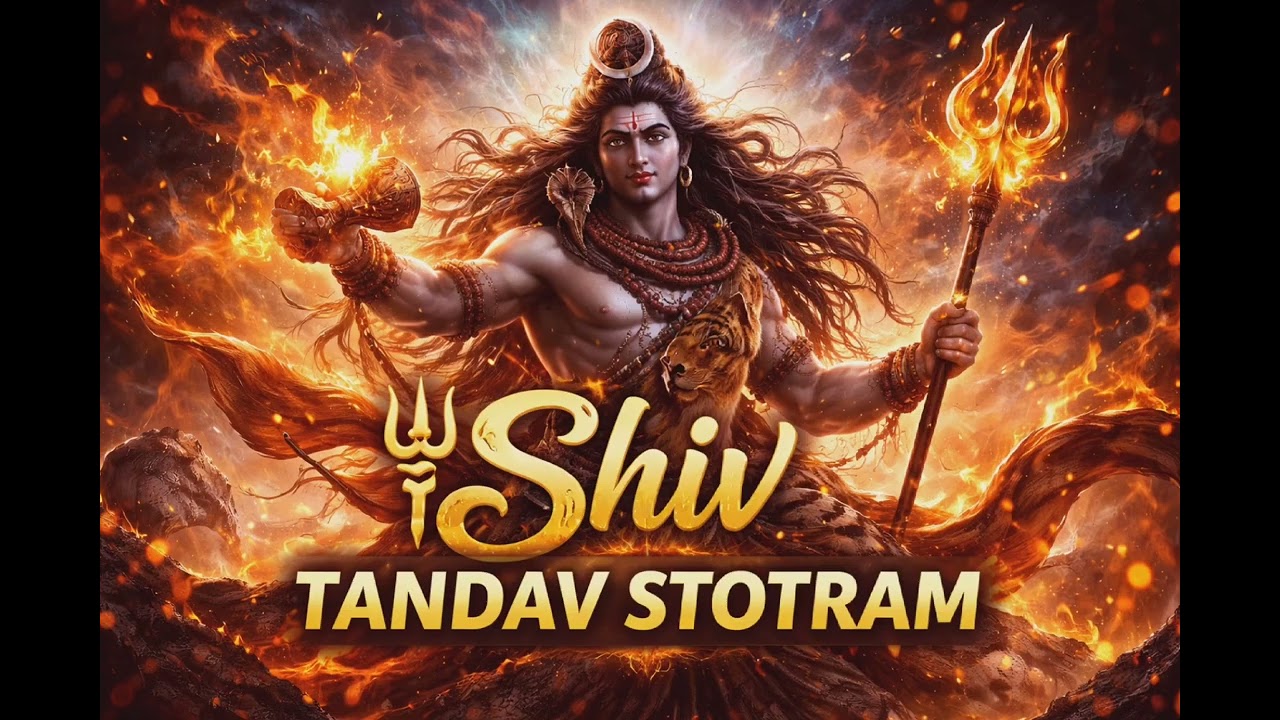 #Shiv tandav stotram  _Ravan Rachit #new version sanskrit lyrics 🕉️🙏🚩