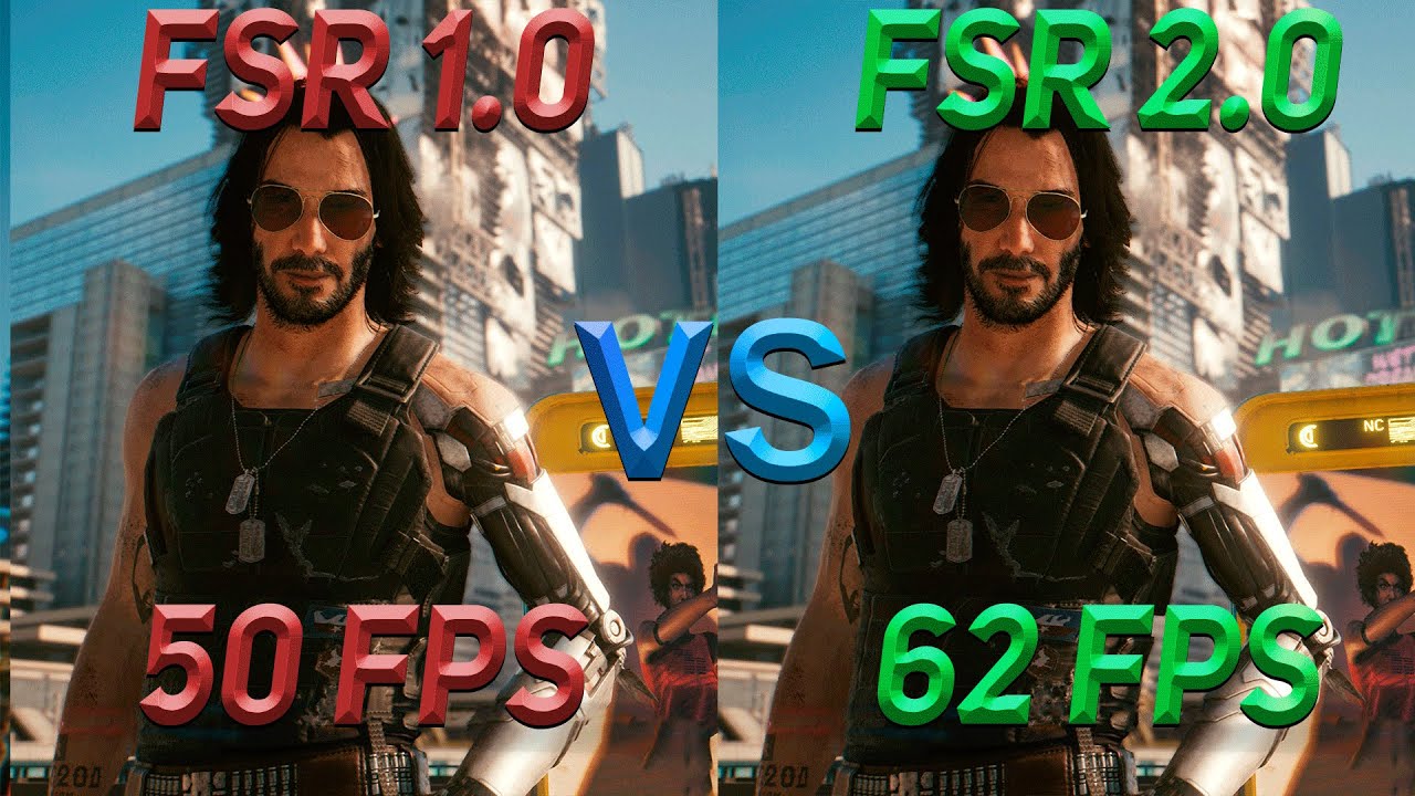 FSR 2.0 В CYBERPUNK2077 I FSR OFF VS FSR 1.0 VS FSR 2.0