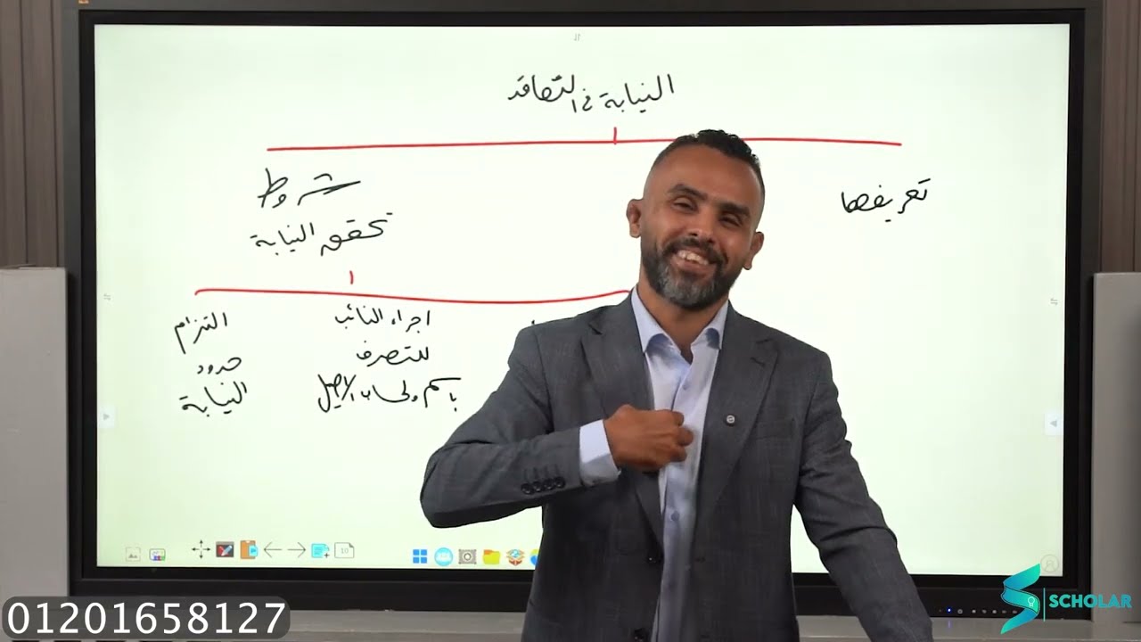 مصادر الالتزام - س٦ : النيابة في التعاقد - أ/ فرج ناجي 